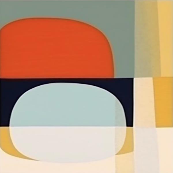 Large scale Mid Century Painting for Le Meridien Fort Worth, TX